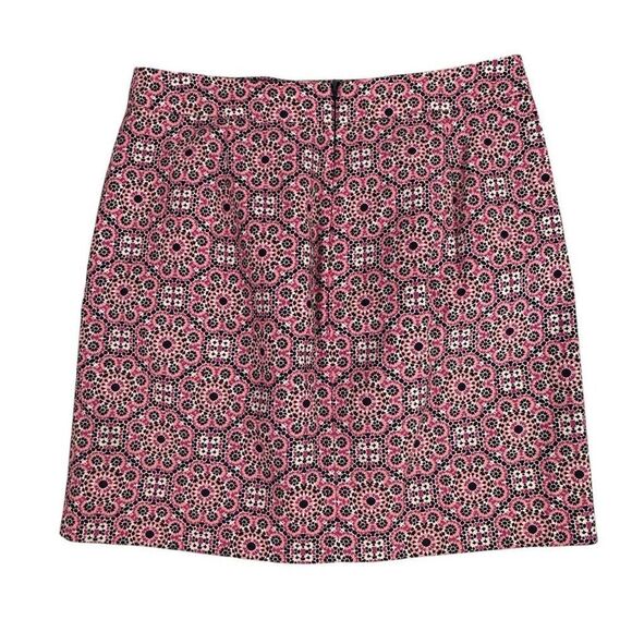 J. Crew Womens Printed basketweave Mini Skirt size 0 - Picture 2 of 5